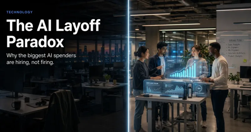 The AI Layoff Paradox: Why Top Adopters Are Hiring