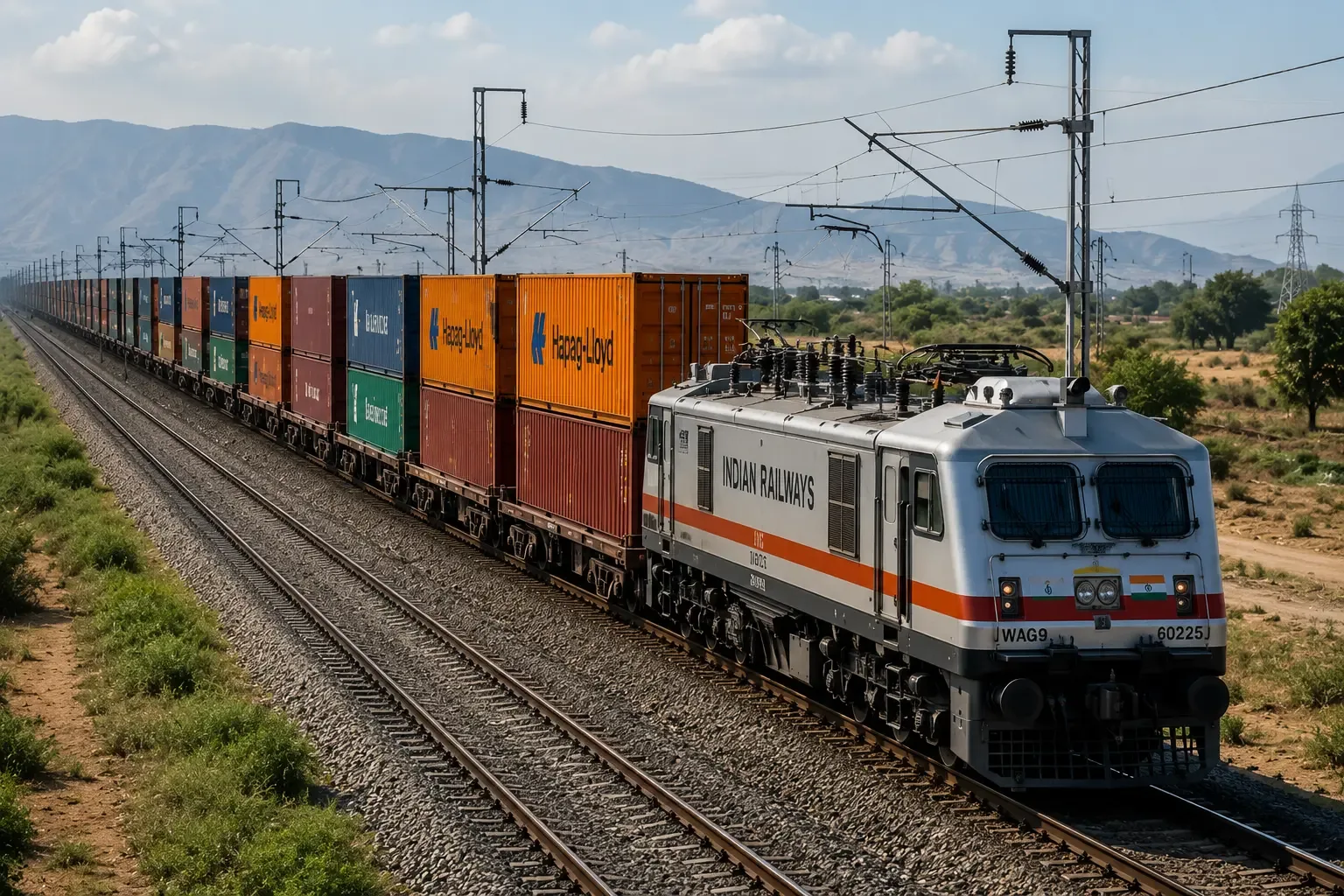 Indian Railways Launches First-Ever Double-Stack Long-Haul Train
