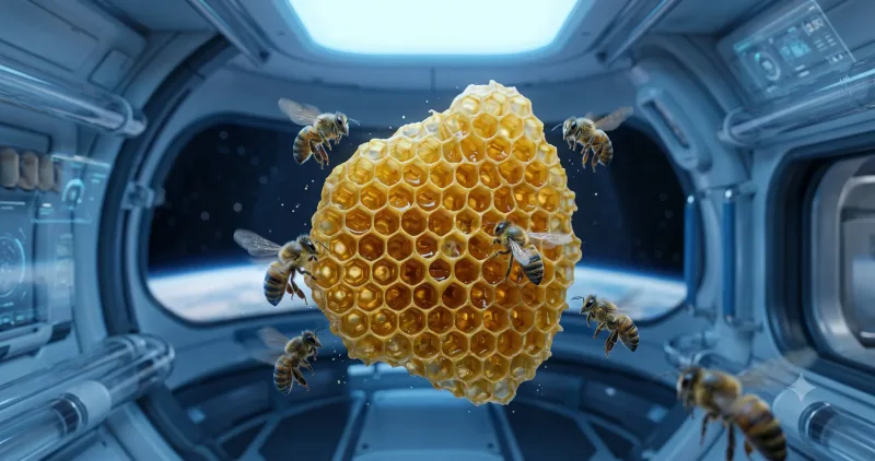 NASA's 1984 Space Mission: How Honeybees Built Combs in Orbit