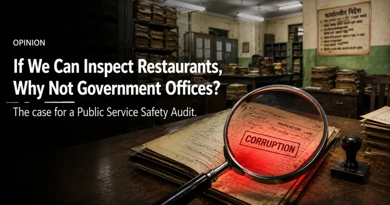 If Restaurants Can Be Inspected for Safety, Why Can't Government Offices?